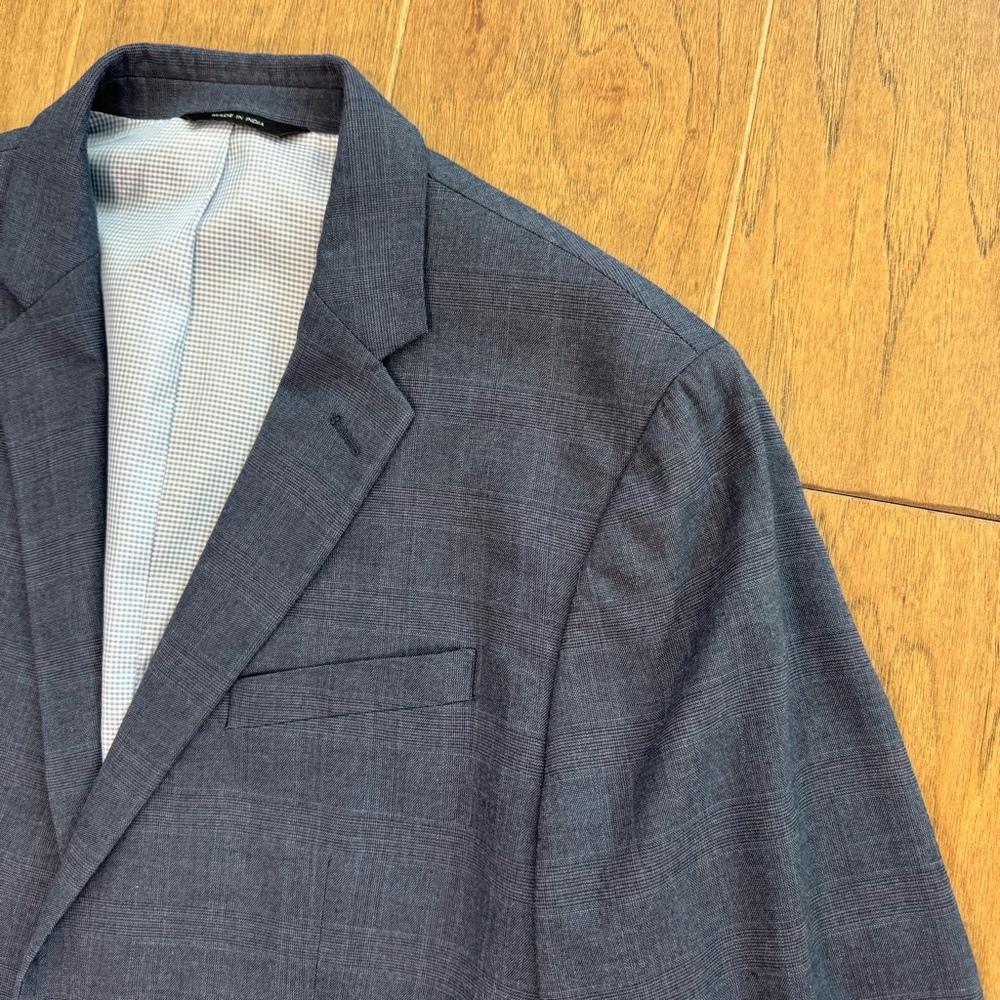 Banana Republic Dark Blue Slim Fit Men's Blazer - Picture 3 of 16
